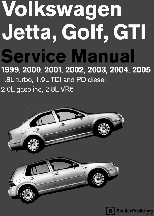 Product picture Volkswagen Jetta, Golf, GTI 1999-2005 - Service Manual - ENG